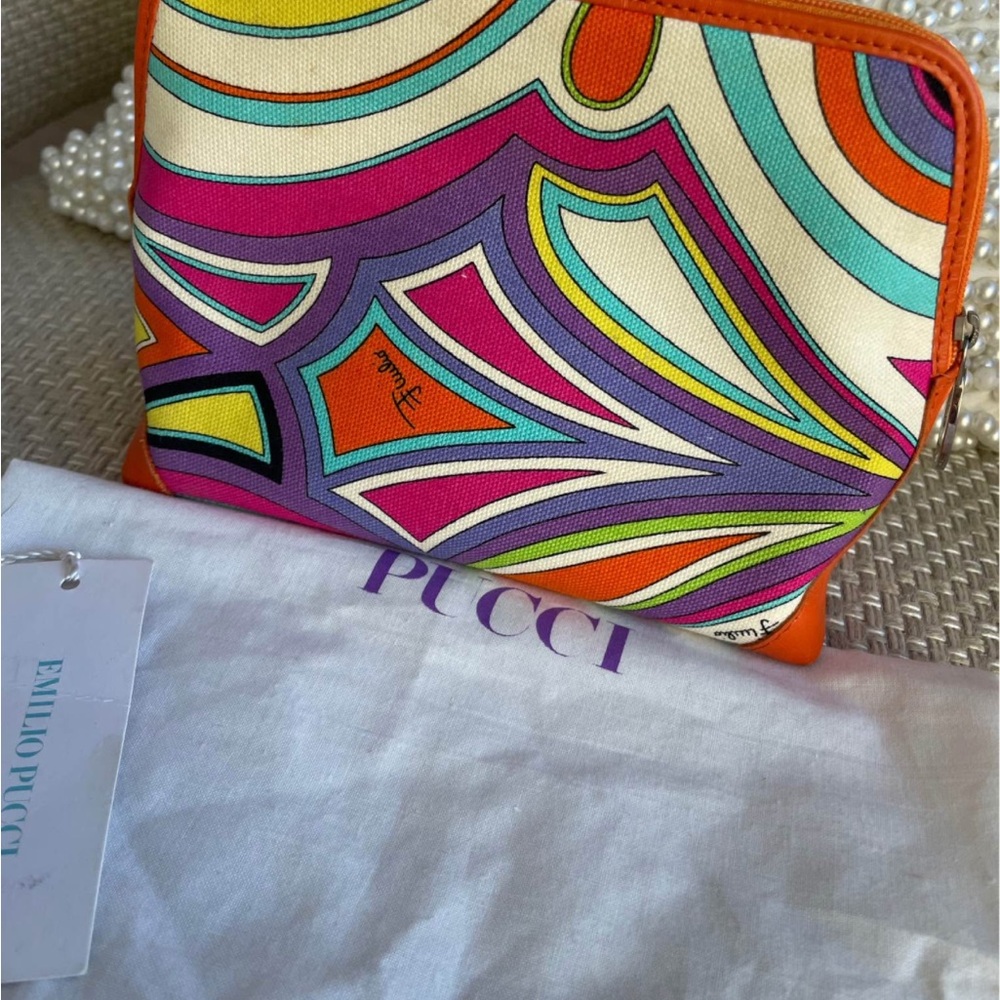 Emilio Pucci Colorful Abstract Clutch